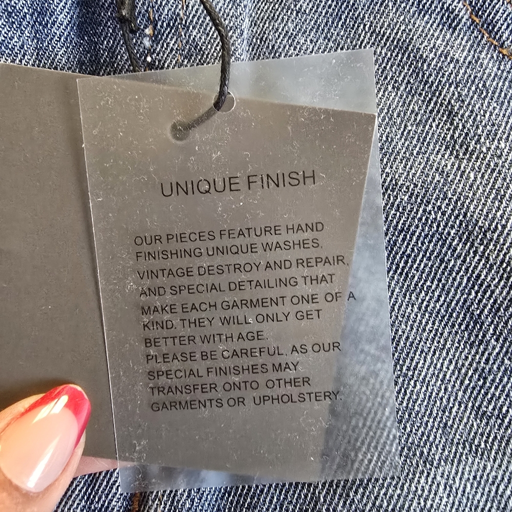 LE LIS Collection High Rise Blue Jeans - Picture 8 of 9